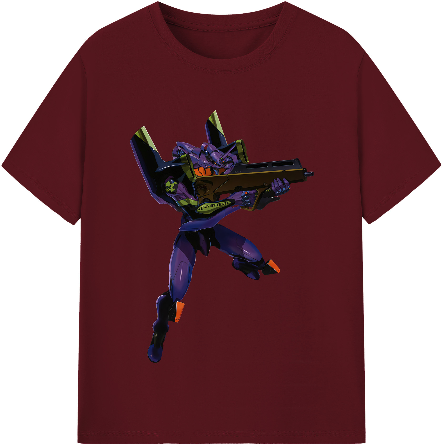 （画像用） EVA 新世紀エヴァンゲリオン 綿100％半袖Tシャツ（フロントプリント）